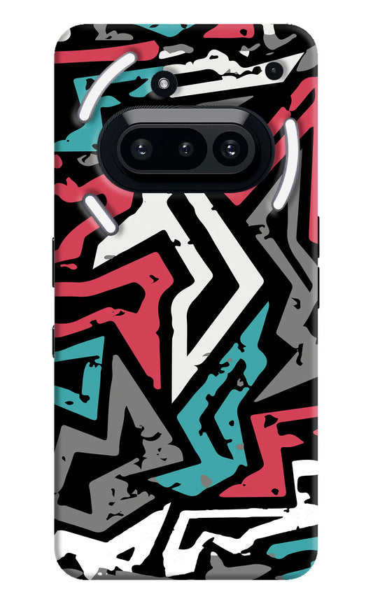 Geometric Graffiti Nothing Phone 3A Hard Case Back Cover by Casekaro