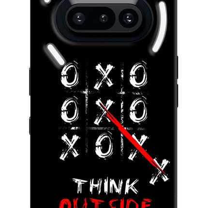Think out of the BOX Nothing Phone 3A Hard Case Back Cover by Casekaro