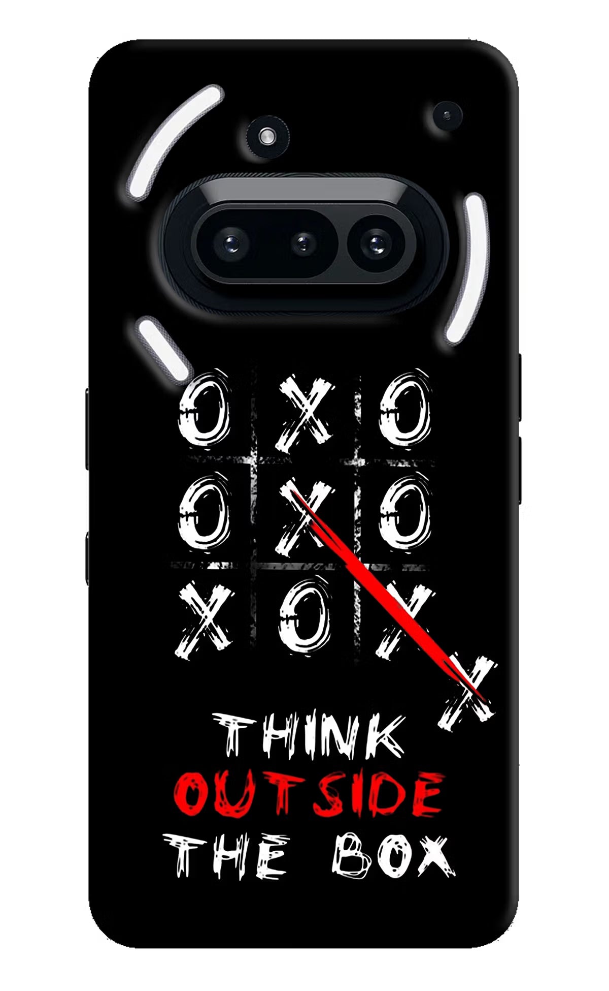 Think out of the BOX Nothing Phone 3A Hard Case Back Cover by Casekaro