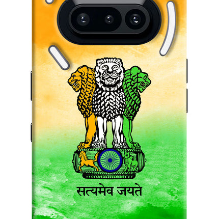 Satyamev Jayate Flag Nothing Phone 3A Hard Case Back Cover by Casekaro
