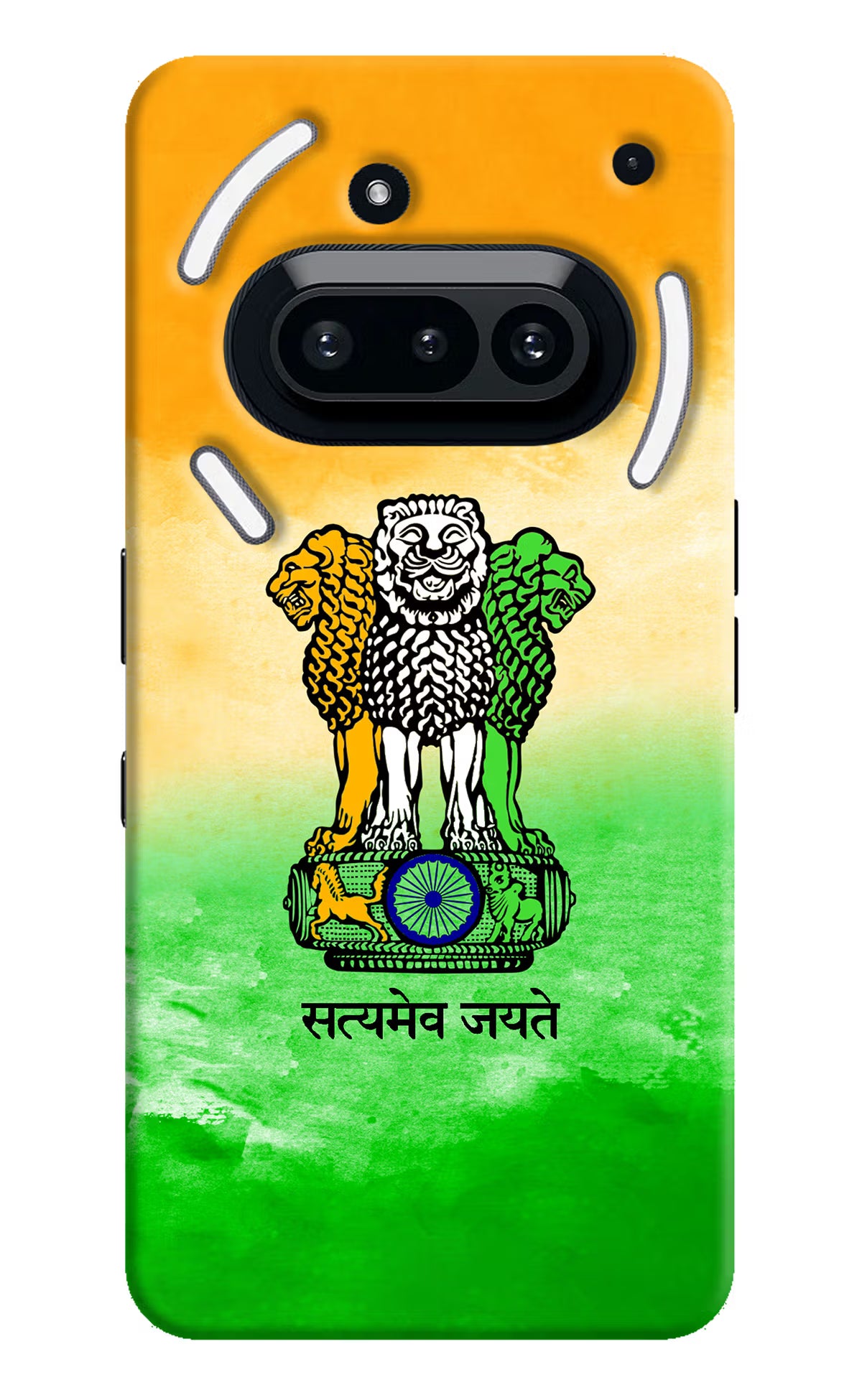 Satyamev Jayate Flag Nothing Phone 3A Hard Case Back Cover by Casekaro