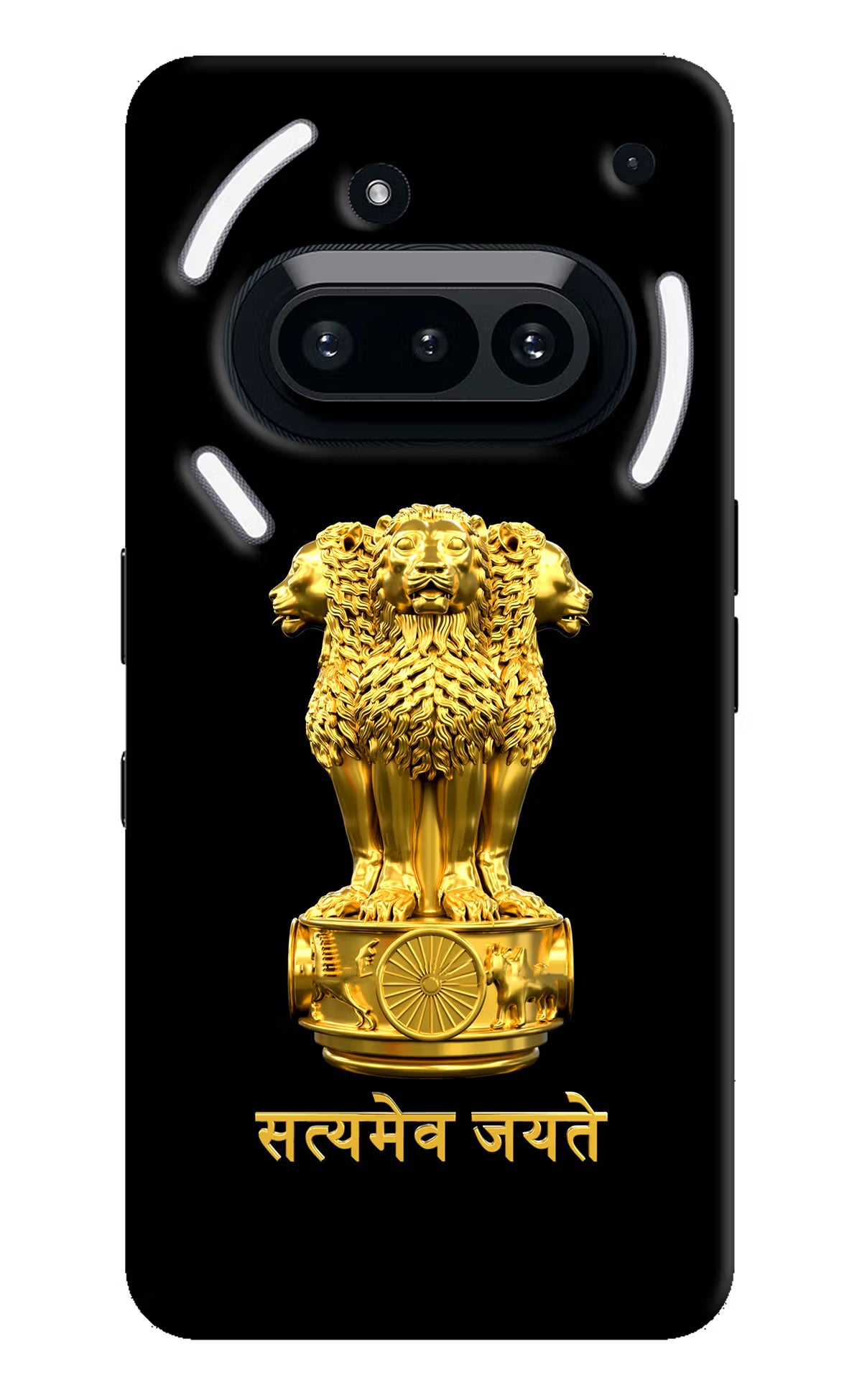 Satyamev Jayate Golden Nothing Phone 3A Hard Case Back Cover by Casekaro