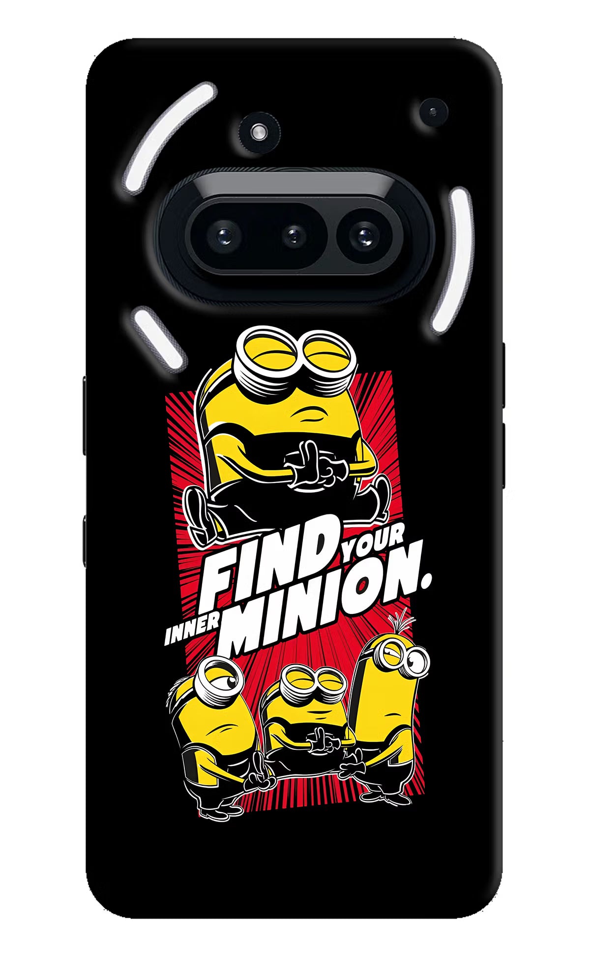 Find your inner Minion Nothing Phone 3A Hard Case Back Cover by Casekaro