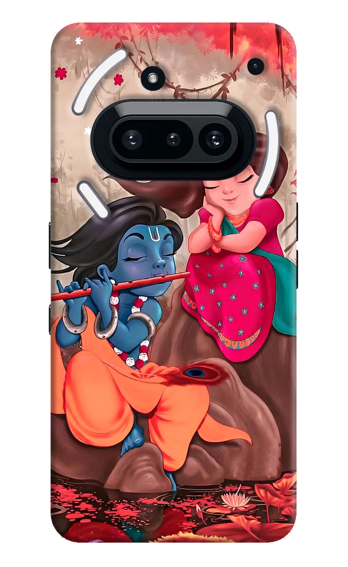 Radhe Krishna Nothing Phone 3A Hard Case Back Cover by Casekaro