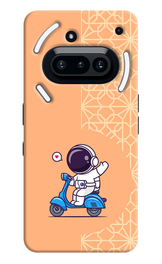 Cute Astronaut Riding Nothing Phone 3A Hard Case Back Cover by Casekaro