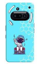 Cute Astronaut Chilling Nothing Phone 3A Hard Case Back Cover by Casekaro