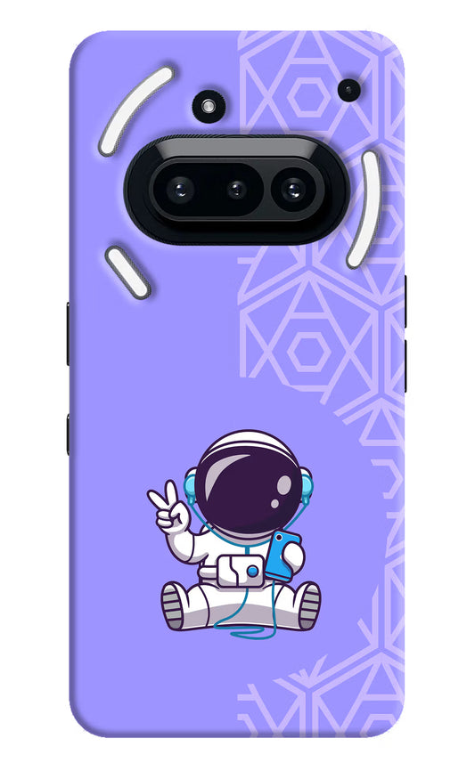 Cute Astronaut Chilling Nothing Phone 3A Hard Case Back Cover by Casekaro