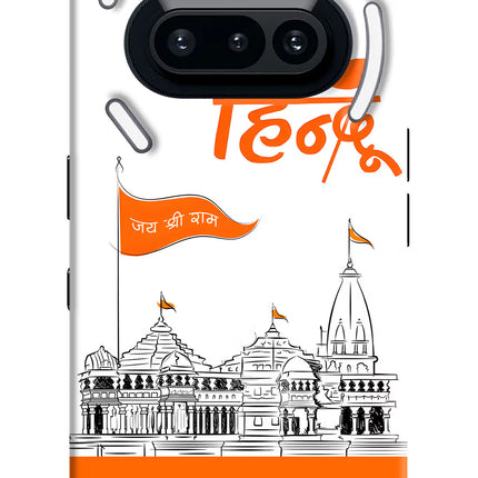 Jai Shree Ram Hindu Nothing Phone 3A Hard Case Back Cover by Casekaro
