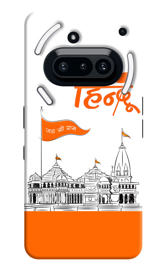 Jai Shree Ram Hindu Nothing Phone 3A Hard Case Back Cover by Casekaro