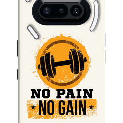 No Pain No Gain Nothing Phone 3A Hard Case Back Cover by Casekaro