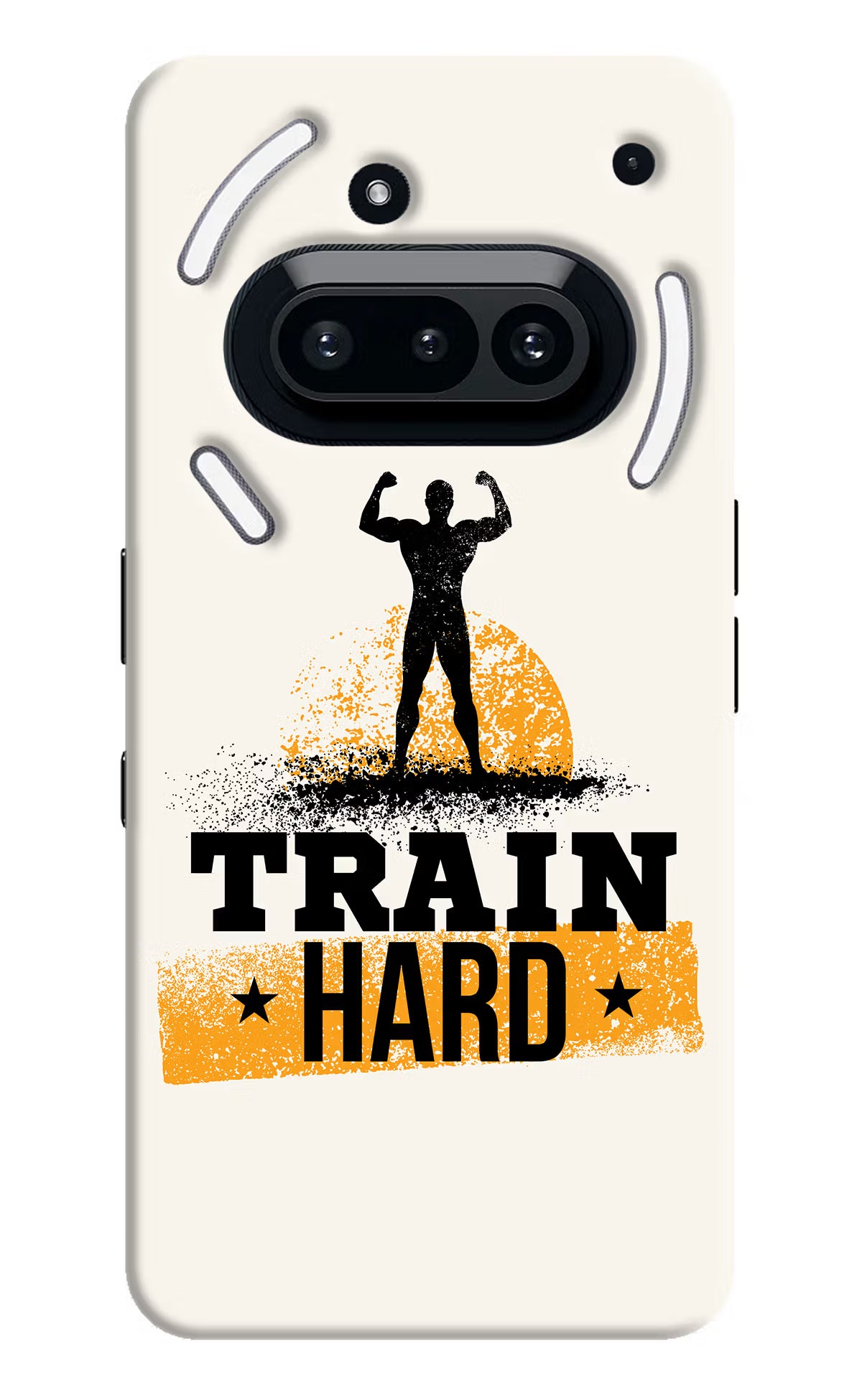Train Hard Nothing Phone 3A Hard Case Back Cover by Casekaro