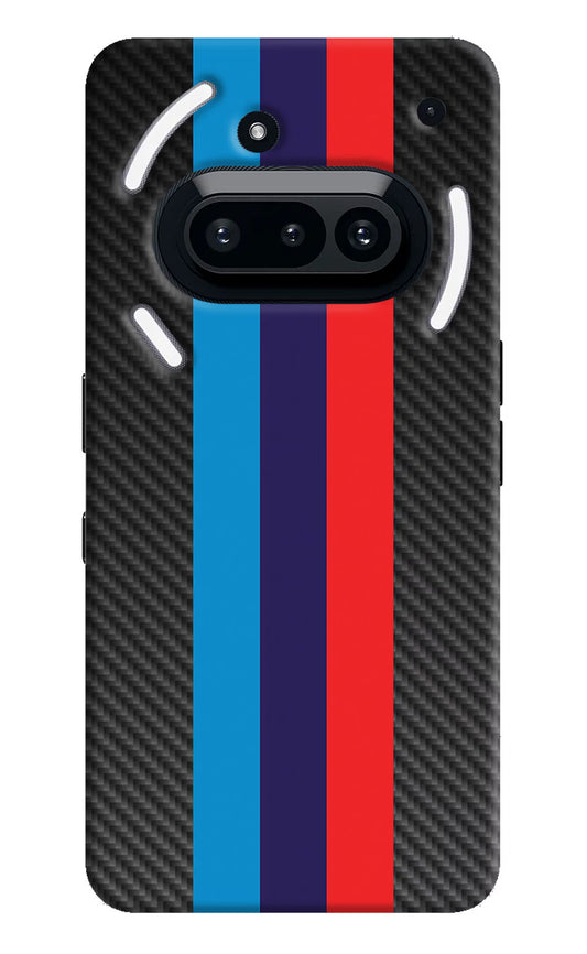 BMW Stripes Pattern Nothing Phone 3A Hard Case Back Cover by Casekaro