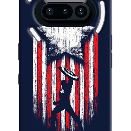 Captain America Marvel Art Nothing Phone 3A Hard Case Back Cover by Casekaro