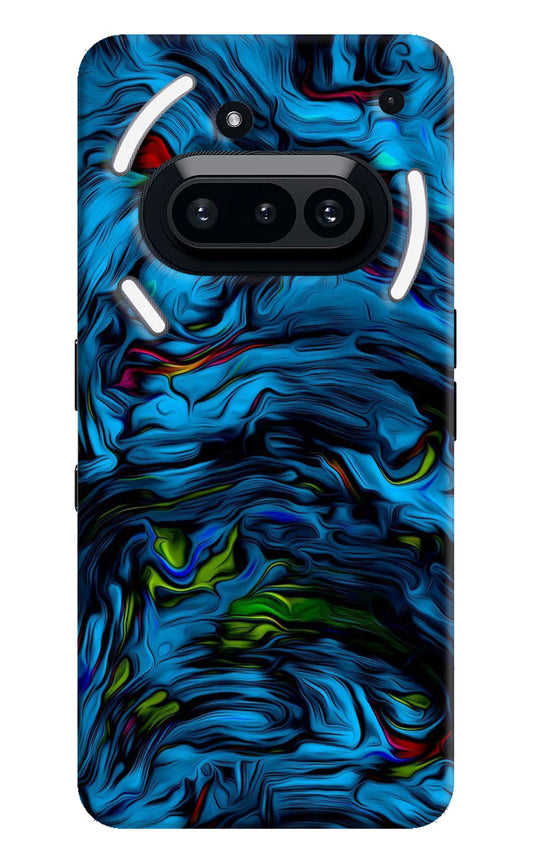 Dark Blue Abstract Nothing Phone 3A Hard Case Back Cover by Casekaro