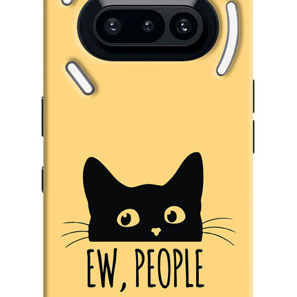 Ew People Catitude Nothing Phone 3A Hard Case Back Cover by Casekaro