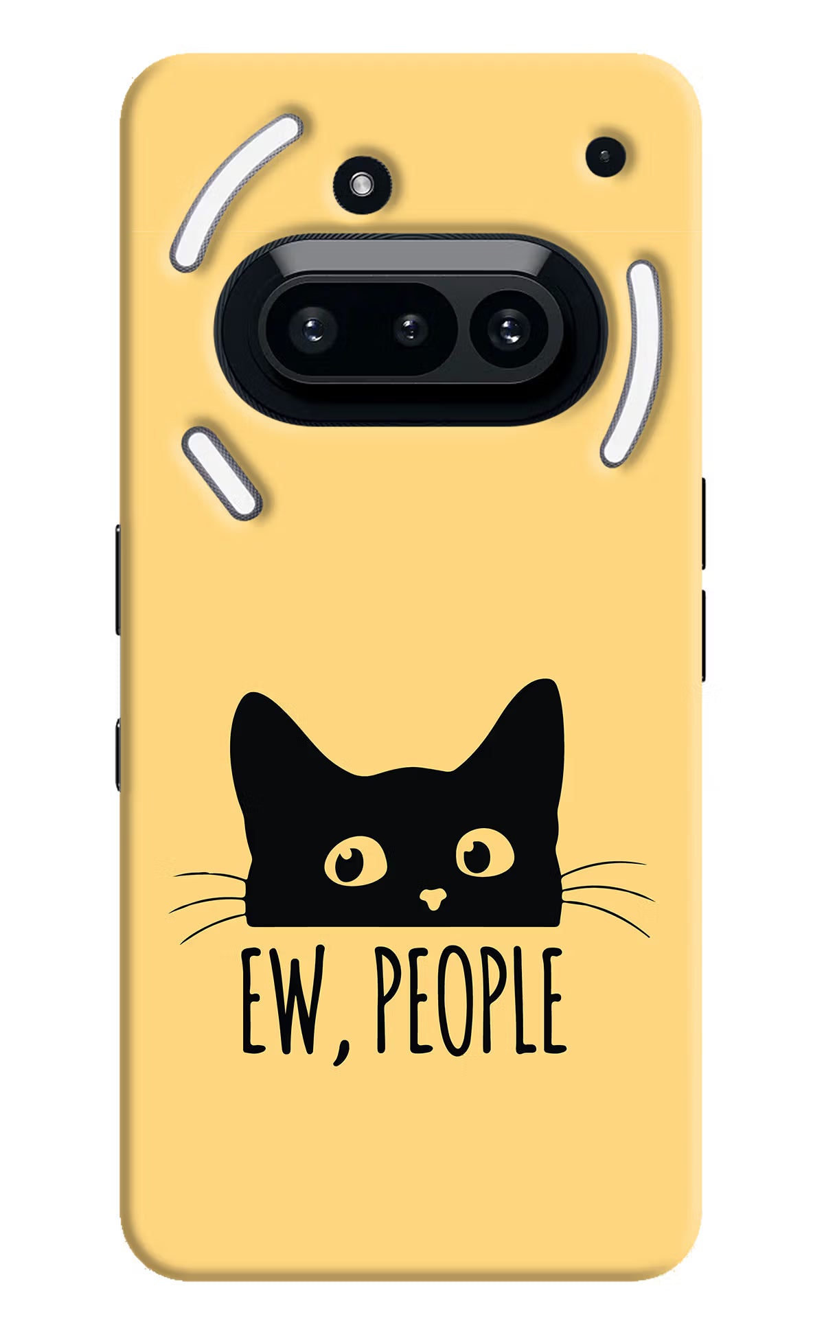 Ew People Catitude Nothing Phone 3A Hard Case Back Cover by Casekaro