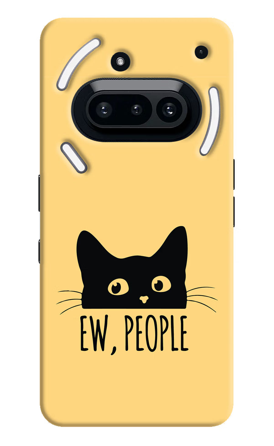 Ew People Catitude Nothing Phone 3A Back Cover, Hard case