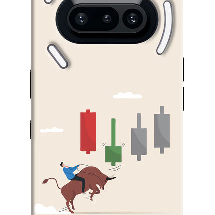 Bull Trading Momentum Nothing Phone 3A Hard Case Back Cover by Casekaro