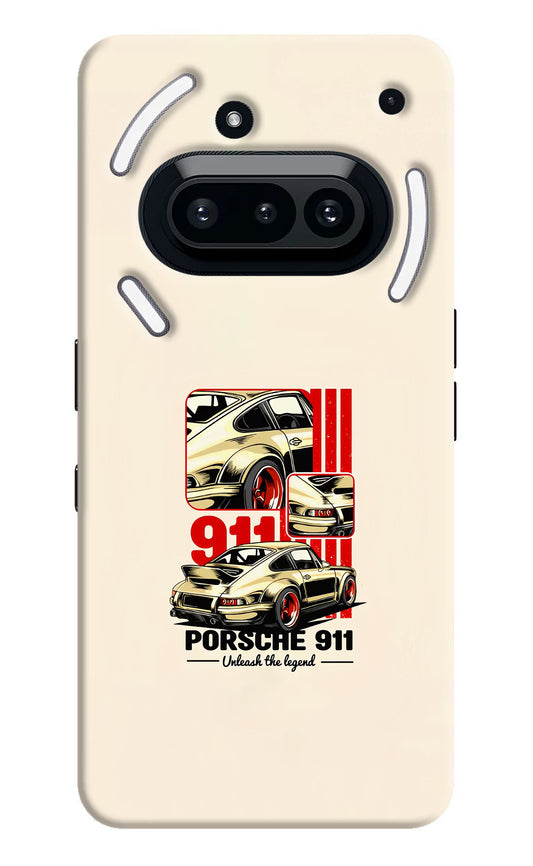 Classic Porsche 911 Nothing Phone 3A Hard Case Back Cover by Casekaro