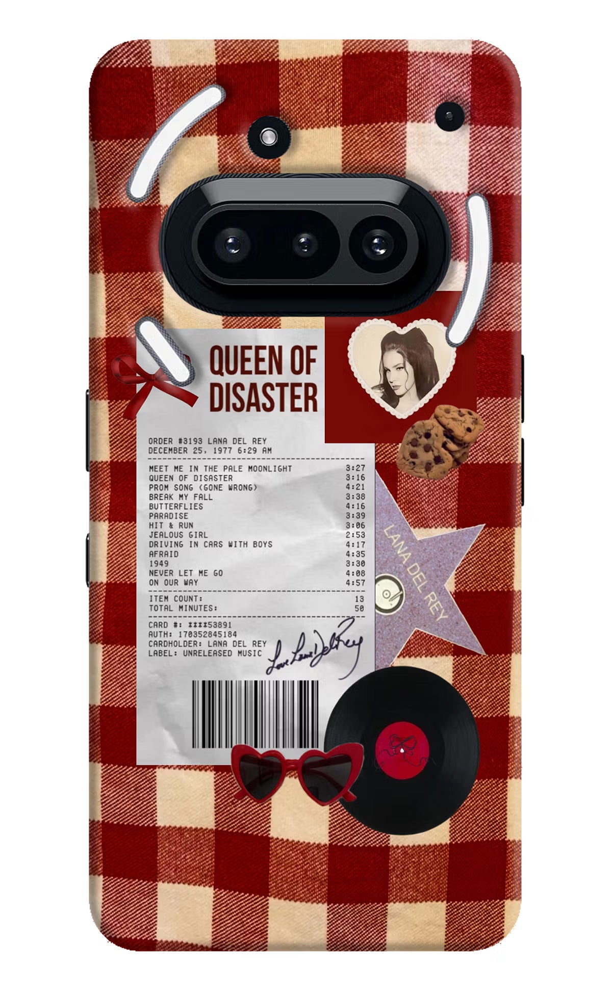 Queen of Disaster Nothing Phone 3A Hard Case Back Cover by Casekaro