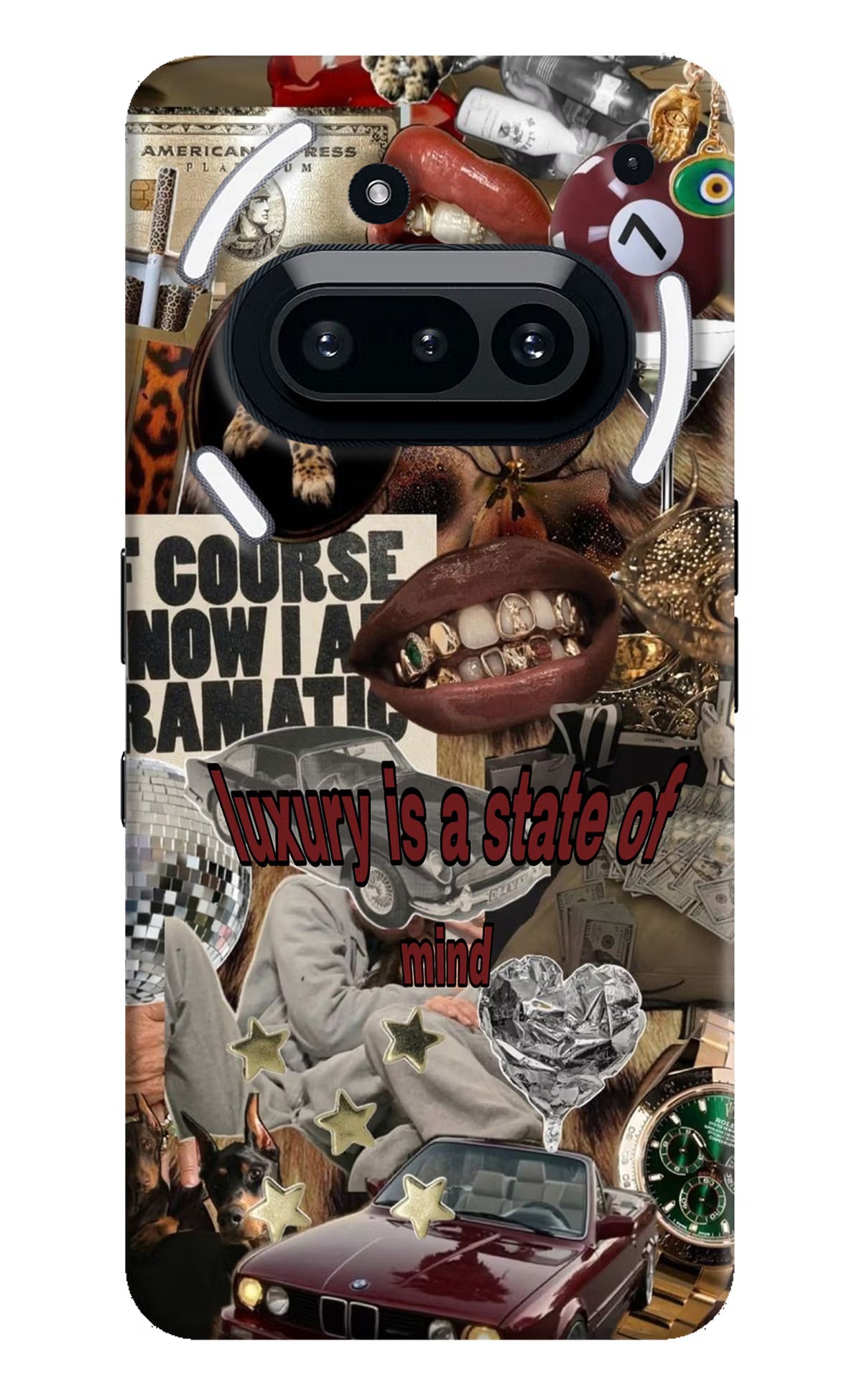 Luxury Nothing Phone 3A Hard Case Back Cover by Casekaro