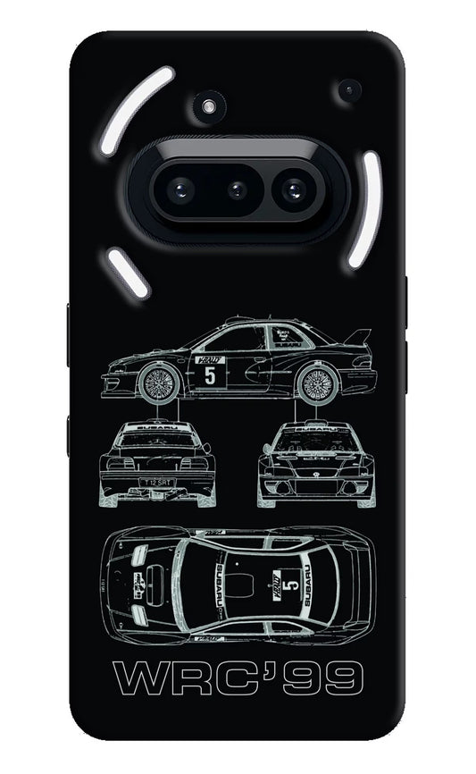 WRC'99 Nothing Phone 3A Hard Case Back Cover by Casekaro