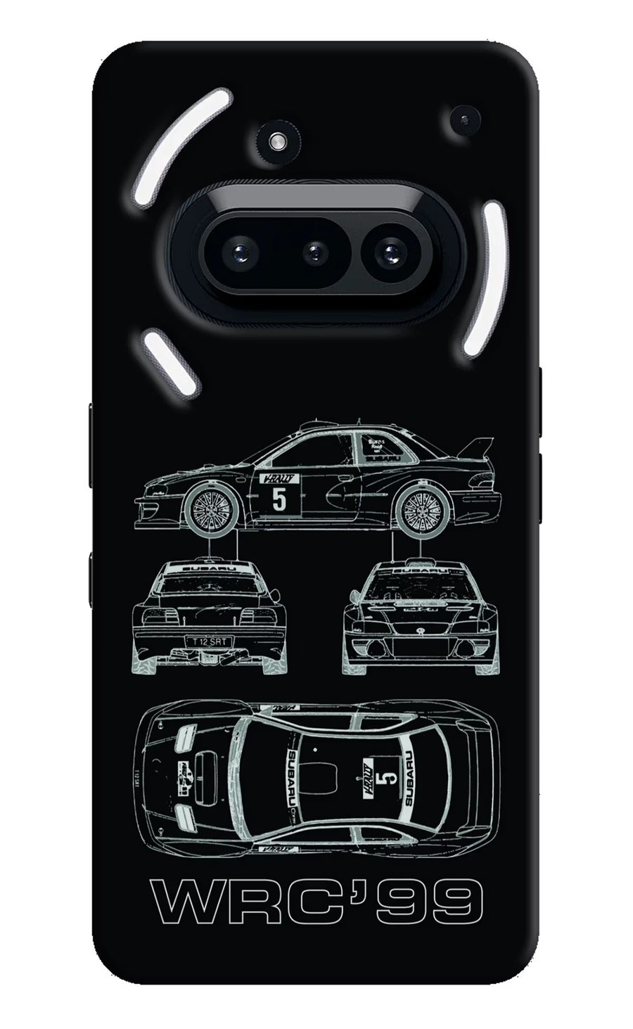 WRC'99 Nothing Phone 3A Back Cover, Hard case