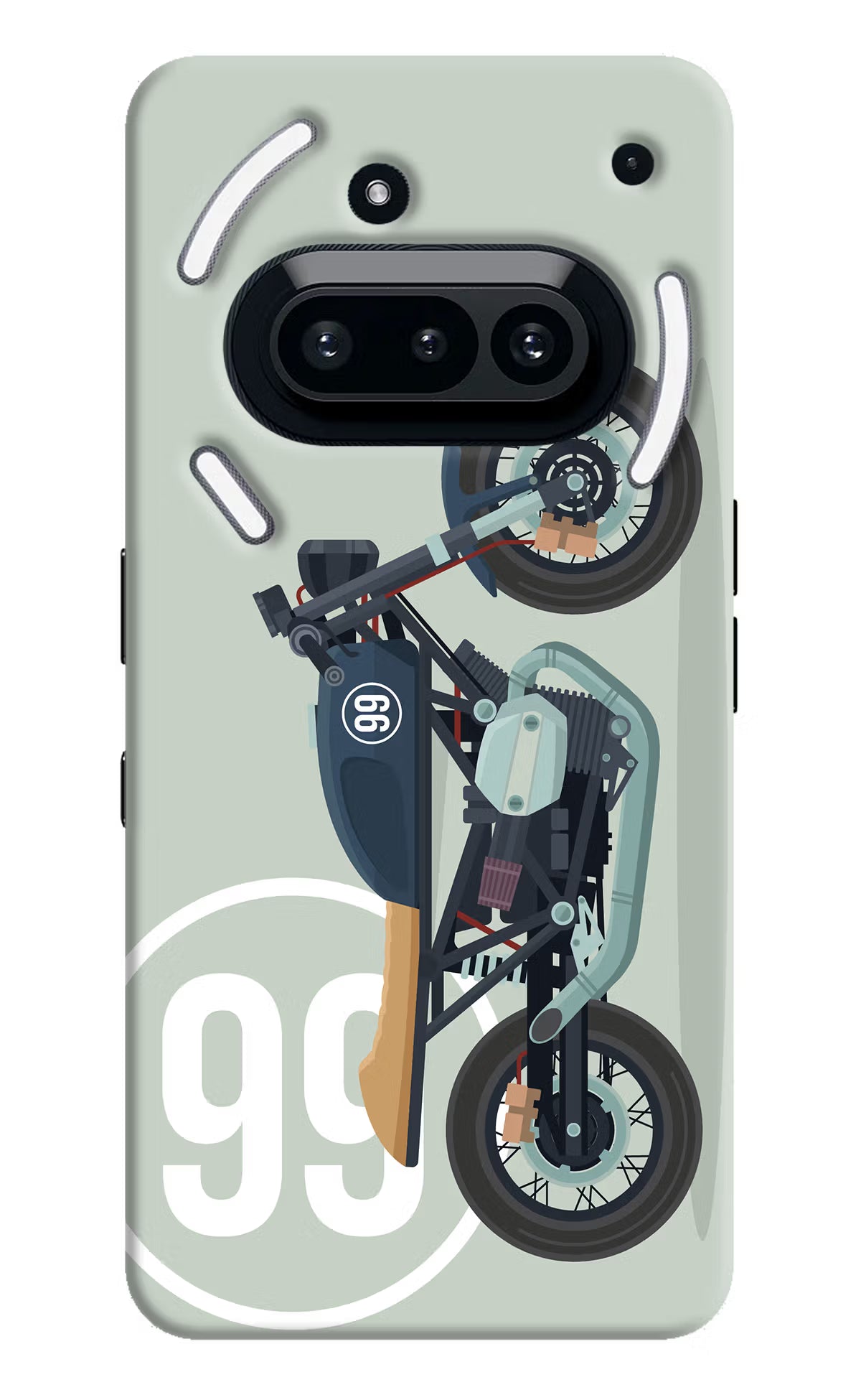 Classic Cafe Racer 99 Nothing Phone 3A Hard Case Back Cover by Casekaro
