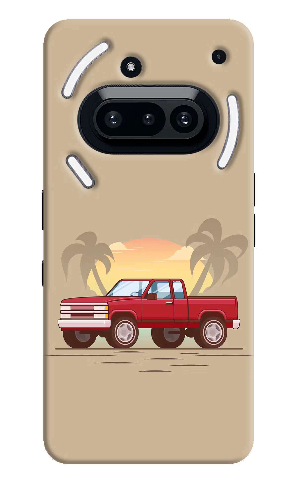 Desert Classic Drive Nothing Phone 3A Hard Case Back Cover by Casekaro