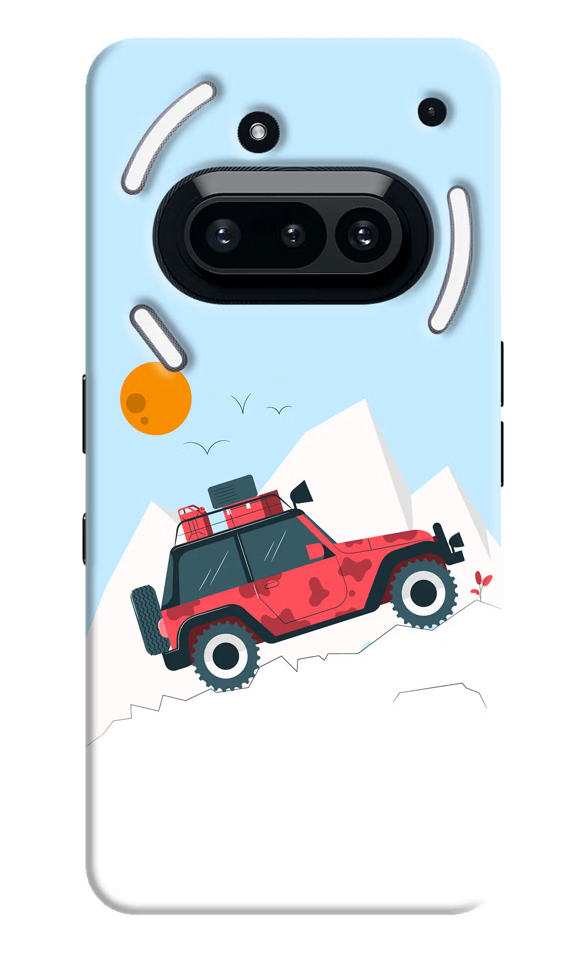 Mountain Trail Beast Nothing Phone 3A Hard Case Back Cover by Casekaro
