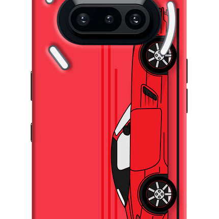 Red Velocity Nothing Phone 3A Hard Case Back Cover by Casekaro