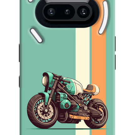 Striped Moto Drift Nothing Phone 3A Hard Case Back Cover by Casekaro