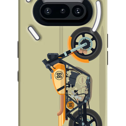 Vertical Speedster Nothing Phone 3A Hard Case Back Cover by Casekaro