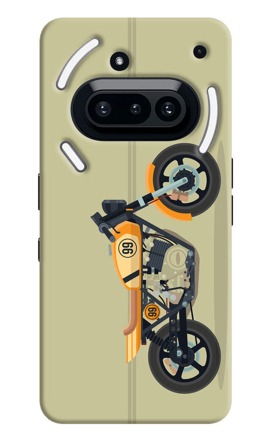 Vertical Speedster Nothing Phone 3A Hard Case Back Cover by Casekaro