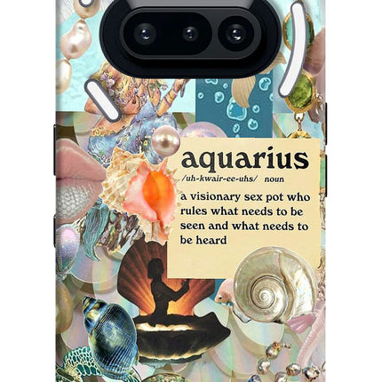 Aquarius Zodiac Nothing Phone 3A Hard Case Back Cover by Casekaro