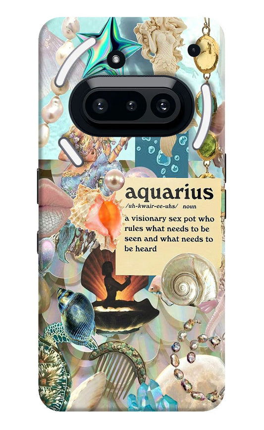 Aquarius Zodiac Nothing Phone 3A Hard Case Back Cover by Casekaro