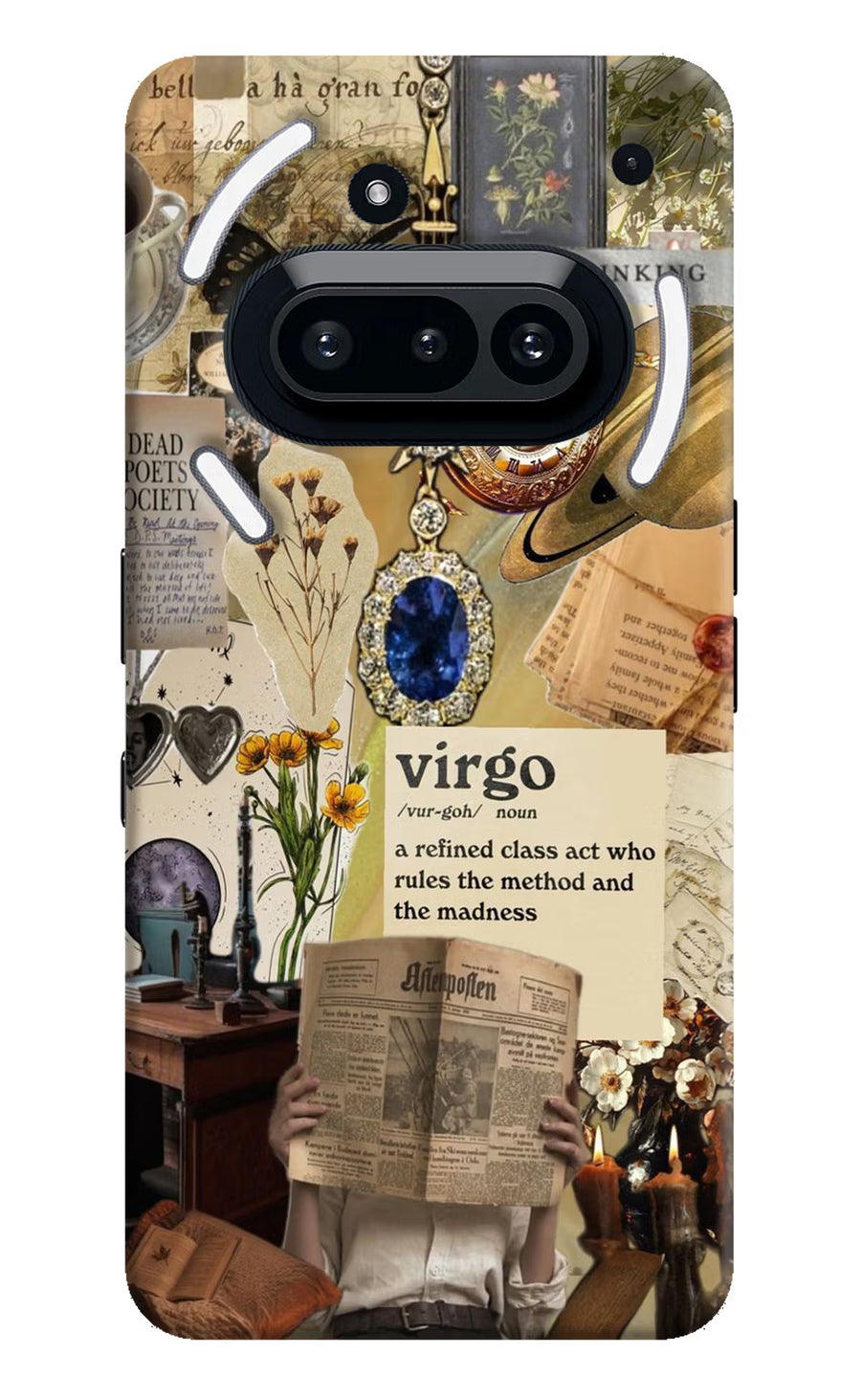 Virgo Zodiac Nothing Phone 3A Back Cover, Hard case