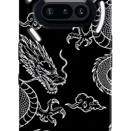 Twin Dragons Nothing Phone 3A Hard Case Back Cover by Casekaro
