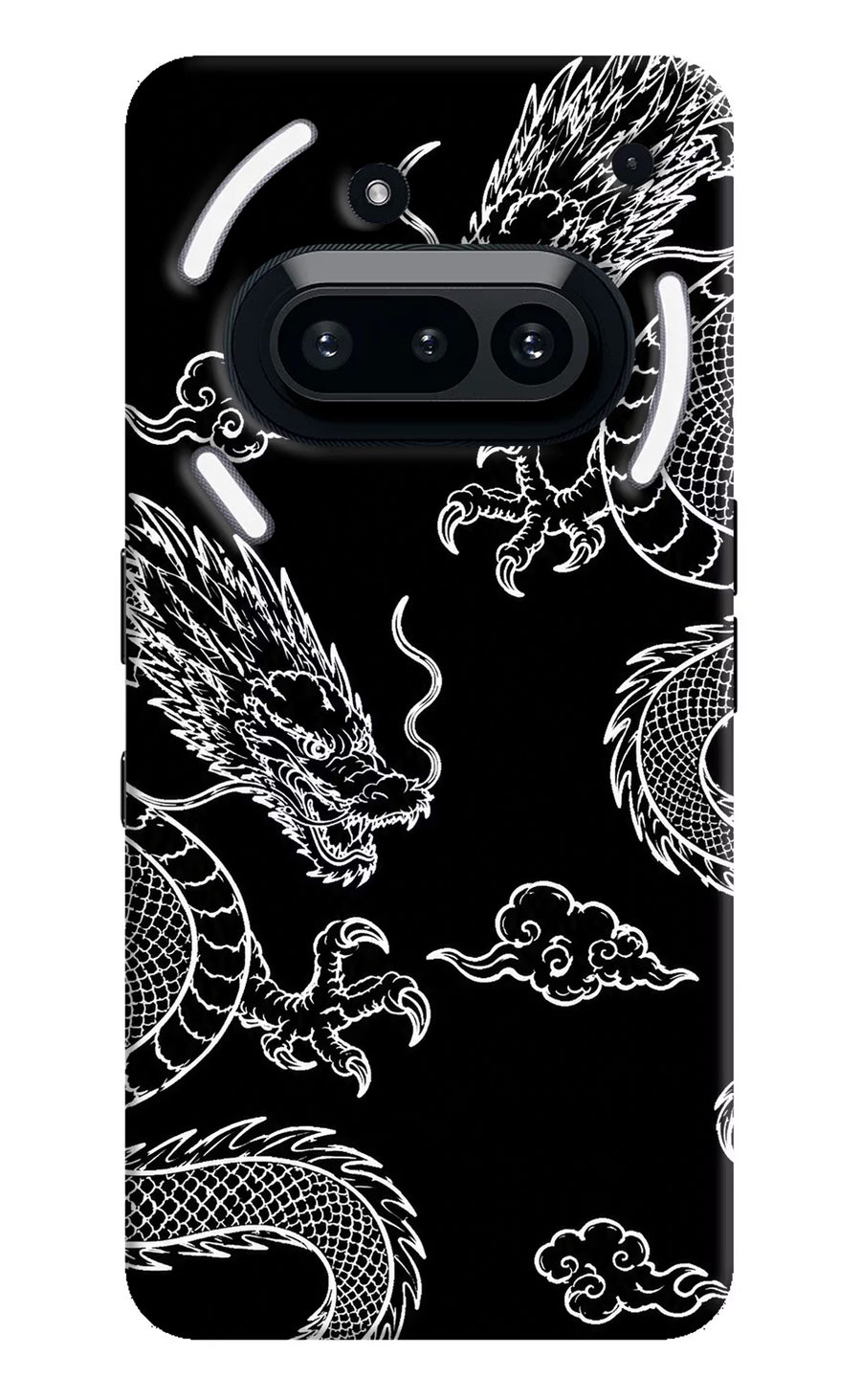 Twin Dragons Nothing Phone 3A Back Cover, Hard case
