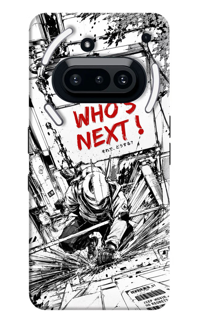 Who's Next Nothing Phone 3A Hard Case Back Cover by Casekaro