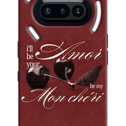 Velvet Cherry Nothing Phone 3A Hard Case Back Cover by Casekaro