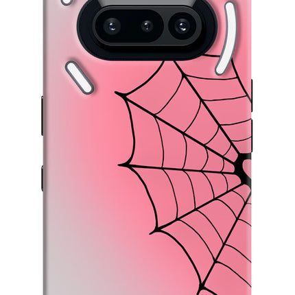 Pink Web Nothing Phone 3A Hard Case Back Cover by Casekaro