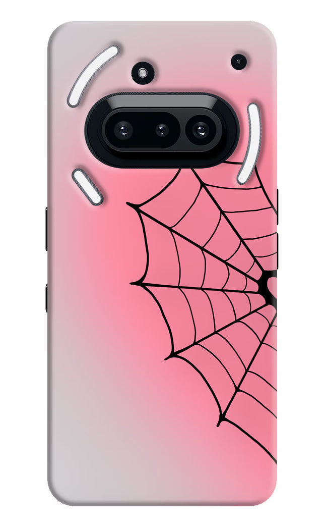 Pink Web Nothing Phone 3A Hard Case Back Cover by Casekaro