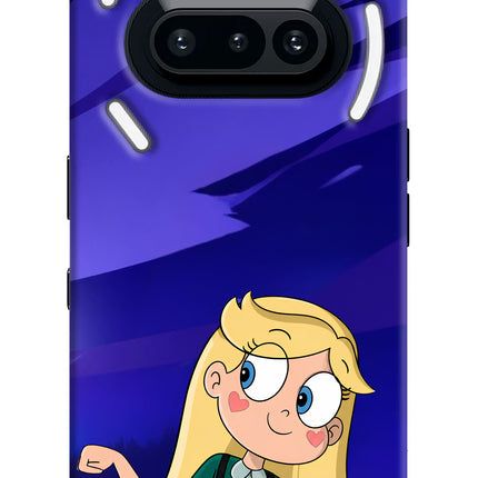 Star Glow Nothing Phone 3A Hard Case Back Cover by Casekaro