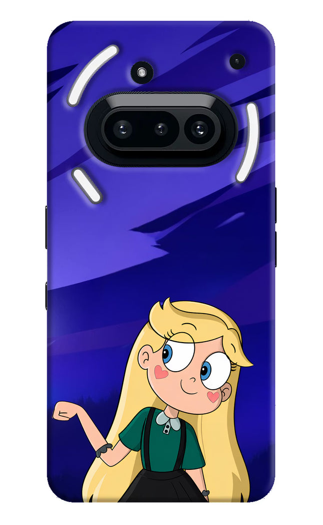 Star Glow Nothing Phone 3A Hard Case Back Cover by Casekaro