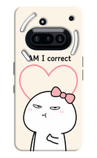 Always Right Nothing Phone 3A Hard Case Back Cover by Casekaro