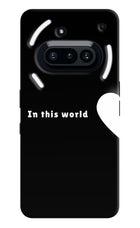 This World Nothing Phone 3A Hard Case Back Cover by Casekaro