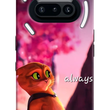 Always Cat Nothing Phone 3A Hard Case Back Cover by Casekaro