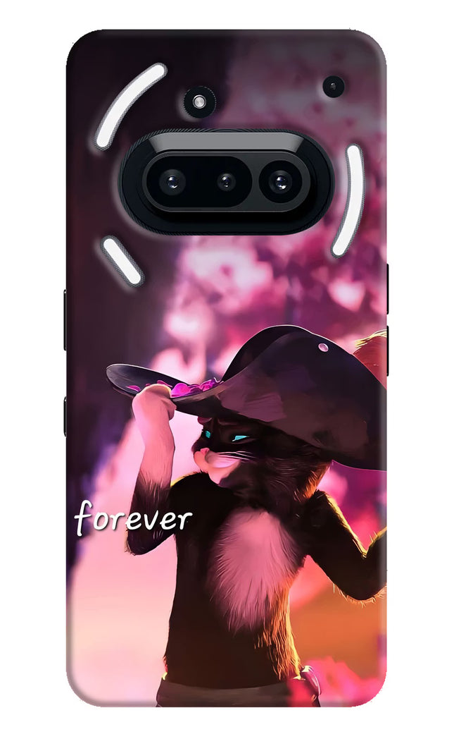 Forever Cat Nothing Phone 3A Hard Case Back Cover by Casekaro