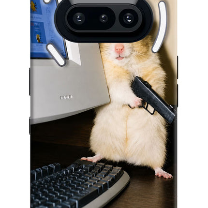 Hacker Hamster Nothing Phone 3A Hard Case Back Cover by Casekaro